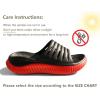 imageKuaiLu Womens Recovery Sandals With Comfortable Plantar Fasciitis SupportLadies Orthotic Open Toe Sport Slides Thick Cushion Reduces Stress on FeetJoints ampamp Back PostExerciseBlackRed