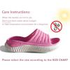 imageKuaiLu Womens Recovery Sandals With Comfortable Plantar Fasciitis SupportLadies Orthotic Open Toe Sport Slides Thick Cushion Reduces Stress on FeetJoints ampamp Back PostExercisePink White