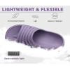 imageKuaiLu Womens Recovery Sandals With Comfortable Plantar Fasciitis SupportLadies Orthotic Open Toe Sport Slides Thick Cushion Reduces Stress on FeetJoints ampamp Back PostExerciseDouble Purple