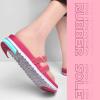 imageKuaiLu Womens Slides Sandals with Plantar Fasciitis Arch Support Fashion Comfort Adjustable Flat Sandals Ladies Lightweight Orthotic Slip on SandalsFuchsia
