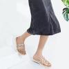 imageKuaiLu Womens Slides Sandals with Plantar Fasciitis Arch Support Fashion Comfort Adjustable Flat Sandals Ladies Lightweight Orthotic Slip on SandalsStylish Beige