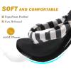 imageKuaiLu Flip Flops for Women with Arch Support Yoga Mat Comfortable Summer Beach Walking Thong Cushion Sandals Slip On Indoor OutdoorBlack White