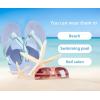 imageKuaiLu Flip Flops for Women with Arch Support Yoga Mat Comfortable Summer Beach Walking Thong Cushion Sandals Slip On Indoor OutdoorBlue