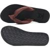 imageKuaiLu Flip Flops for Women with Arch Support Yoga Mat Comfortable Summer Beach Walking Thong Cushion Sandals Slip On Indoor OutdoorDark Brown