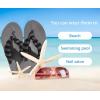 imageKuaiLu Flip Flops for Women with Arch Support Yoga Mat Comfortable Summer Beach Walking Thong Cushion Sandals Slip On Indoor OutdoorGrey Black
