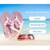 imageKuaiLu Flip Flops for Women with Arch Support Yoga Mat Comfortable Summer Beach Walking Thong Cushion Sandals Slip On Indoor OutdoorPink White