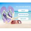 imageKuaiLu Flip Flops for Women with Arch Support Yoga Mat Comfortable Summer Beach Walking Thong Cushion Sandals Slip On Indoor OutdoorPurple Green