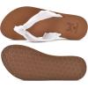 imageKuaiLu Flip Flops for Women with Arch Support Yoga Mat Comfortable Summer Beach Walking Thong Cushion Sandals Slip On Indoor OutdoorWhite Khaki