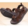 imageKuaiLu Mens Hiking Sandals With Arch Support Sport Recovery Athletic Walking Sandals For Man Outdoor Summer Casual Thick Cushion Beach Water Fisherman Sandal Size 714Dark Brown