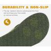 imageKuaiLu Mens Yoga Mat Leather Flip Flops Thong Sandals with Arch SupportArmy Green