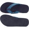 imageKuaiLu Mens Yoga Mat Leather Flip Flops Thong Sandals with Arch SupportBright Blue