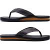 imageKuaiLu Mens Yoga Mat Leather Flip Flops Thong Sandals with Arch SupportBrown