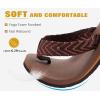 imageKuaiLu Mens Yoga Mat Leather Flip Flops Thong Sandals with Arch SupportBrownish