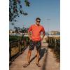 imageKuaiLu Mens Yoga Mat Leather Flip Flops Thong Sandals with Arch SupportNavy Blue