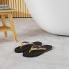 imageKuaiLu Womens Arch Support Flip Flops Comfortable Yoga Mat Cushion Slip on Walking Thong SandalsBrown