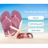 imageKuaiLu Womens Arch Support Flip Flops Comfortable Yoga Mat Cushion Slip on Walking Thong SandalsDark Pink