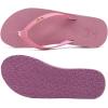 imageKuaiLu Womens Arch Support Flip Flops Comfortable Yoga Mat Cushion Slip on Walking Thong SandalsDark Pink
