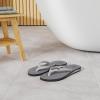 imageKuaiLu Womens Arch Support Flip Flops Comfortable Yoga Mat Cushion Slip on Walking Thong SandalsGrey