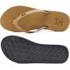 imageKuaiLu Womens Arch Support Flip Flops Comfortable Yoga Mat Cushion Slip on Walking Thong SandalsKhaki