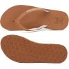 imageKuaiLu Womens Arch Support Flip Flops Comfortable Yoga Mat Cushion Slip on Walking Thong SandalsTan