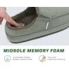 imageKuaiLu Womens Clog Slippers Cozy Warm Plush Lined With Arch Support Suede Faux Fur House ladies Bedroom Slippers Comfortable Memory Foam Slipon Womans Home Shoes Indoor Outdoor Thick Hard SoleGreen