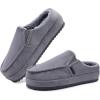 imageKuaiLu Womens Clog Slippers Cozy Warm Plush Lined With Arch Support Suede Faux Fur House ladies Bedroom Slippers Comfortable Memory Foam Slipon Womans Home Shoes Indoor Outdoor Thick Hard SoleGrey