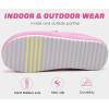 imageKuaiLu Womens Clog Slippers Cozy Warm Plush Lined With Arch Support Suede Faux Fur House ladies Bedroom Slippers Comfortable Memory Foam Slipon Womans Home Shoes Indoor Outdoor Thick Hard SolePink