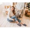 imageKuaiLu Womens Clog Slippers Cozy Warm Plush Lined With Arch Support Suede Faux Fur House ladies Bedroom Slippers Comfortable Memory Foam Slipon Womans Home Shoes Indoor Outdoor Thick Hard SoleGrey