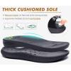 imageKuaiLu Womens Orthopedic Walking Sandals Recovery Sport Outdoor Hiking Water Sandles Thick Athletic Cushion Adjustable Leather Strap Sandals with Comfortable Plantar Fasciitis Arch SupportBlack
