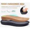 imageKuaiLu Womens Orthopedic Walking Sandals Recovery Sport Outdoor Hiking Water Sandles Thick Athletic Cushion Adjustable Leather Strap Sandals with Comfortable Plantar Fasciitis Arch SupportBlack Khaki