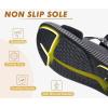 imageKuaiLu Womens Orthopedic Walking Sandals Recovery Sport Outdoor Hiking Water Sandles Thick Athletic Cushion Adjustable Leather Strap Sandals with Comfortable Plantar Fasciitis Arch SupportBlack