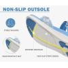 imageKuaiLu Womens Orthopedic Walking Sandals Recovery Sport Outdoor Hiking Water Sandles Thick Athletic Cushion Adjustable Strap Sandals with Comfortable Plantar Fasciitis Arch SupportBlue White