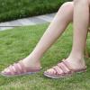 imageKuaiLu Womens Orthotic Slides Comfort Plantar Fasciitis Arch Support Slip on Sandals Ladies Soft Cushion Lightweight Fashion Flat Sandals with Adjustable StrapsPink