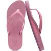 imageKuaiLu Womens Arch Support Flip Flops Comfortable Yoga Mat Cushion Slip on Walking Thong SandalsDark Pink