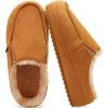 imageKuaiLu Womens Clog Slippers Cozy Warm Plush Lined With Arch Support Suede Faux Fur House ladies Bedroom Slippers Comfortable Memory Foam Slipon Womans Home Shoes Indoor Outdoor Thick Hard SoleKhaki