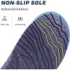 imageKuaiLu Mens Clog Slippers with Arch Support Suede Faux Fur Memory Foam Warm House Shoes Comfortable Slipon Mans Bedroom Indoor Outdoor Slippers Rubber Sole Size 716Blue Plaidchoose One Size Down