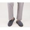 imageKuaiLu Mens Clog Slippers with Arch Support Suede Faux Fur Memory Foam Warm House Shoes Comfortable Slipon Mans Bedroom Indoor Outdoor Slippers Rubber Sole Size 716Felt Grey