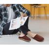 imageKuaiLu Mens Clog Slippers with Arch Support Suede Faux Fur Memory Foam Warm House Shoes Comfortable Slipon Mans Bedroom Indoor Outdoor Slippers Rubber Sole Size 716Brown