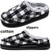 imageKuaiLu Mens Clog Slippers with Arch Support Suede Faux Fur Memory Foam Warm House Shoes Comfortable Slipon Mans Bedroom Indoor Outdoor Slippers Rubber Sole Size 716Blackwhite Plaid