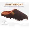 imageKuaiLu Mens House Memory Foam Slippers with Comfy Warm Plush Lining Felt Slip On Casual Pantuflas Mans Comfortable Bedroom Shoes Rubber Sole for IndoorampampOutdoor Mens Size 715Brown