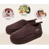 imageKuaiLu Mens Slippers Cozy Memory Foam House Slipper Shoes Warm Suede Winter Moccasins Slipon Boots Slippers For Man with Fuzzy Sherpa Lining ampamp IndoorOutdoor Hard Rubber SoleDark Brown