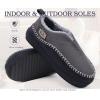 imageKuaiLu Mens Slippers Cozy Memory Foam House Slipper Shoes Warm Suede Winter Moccasins Slipon Boots Slippers For Man with Fuzzy Sherpa Lining ampamp IndoorOutdoor Hard Rubber SoleGrey Black