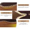 imageKuaiLu Mens Slippers Cozy Memory Foam House Slipper Shoes Warm Suede Winter Moccasins Slipon Boots Slippers For Man with Fuzzy Sherpa Lining ampamp IndoorOutdoor Hard Rubber SoleKhaki Brown