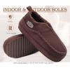imageKuaiLu Mens Slippers Cozy Memory Foam House Slipper Shoes Warm Suede Winter Moccasins Slipon Boots Slippers For Man with Fuzzy Sherpa Lining ampamp IndoorOutdoor Hard Rubber SoleDark Brown