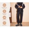 imageKuaiLu Mens Slippers Cozy Memory Foam House Slipper Shoes Warm Suede Winter Moccasins Slipon Boots Slippers For Man with Fuzzy Sherpa Lining ampamp IndoorOutdoor Hard Rubber SoleGrey