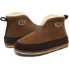 imageKuaiLu Mens Winter Slippers Memory Foam Slipper Boots for Men Cozy Felt Wool House Booties with Warm Sherpa Plush Lining Nonslip Rubber Sole Indoor Outdoor 714Khaki