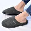 imageKuaiLu MensComfortMoccasinSliponSuedeHouseSlippersMemory FoamCasualLoafersShoes with Arch SupportGreyfur