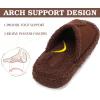 imageKuaiLu Women Cozy Slippers Comfortable Suede Faux Fluff Warm Sherpa Lining ladies Bedroom Slippers