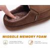 imageKuaiLu Womens Clog Slippers Cozy Suede Warm Plush Lined Arch Support Faux Fur House Ladies Bedroom Slippers Comfy Orthotic Memory Foam Plantar Fasciitis Home Indoor Outdoor Shoes Brown US8