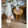 imageKuaiLu Womens Fluff Dual Memory Foam Slippers Ladies Cozy Arch Support Warm Scuff Slippers Slip on Comfy Winter House Shoes with NonSlip Indoor Outdoor Hard SoleBeige